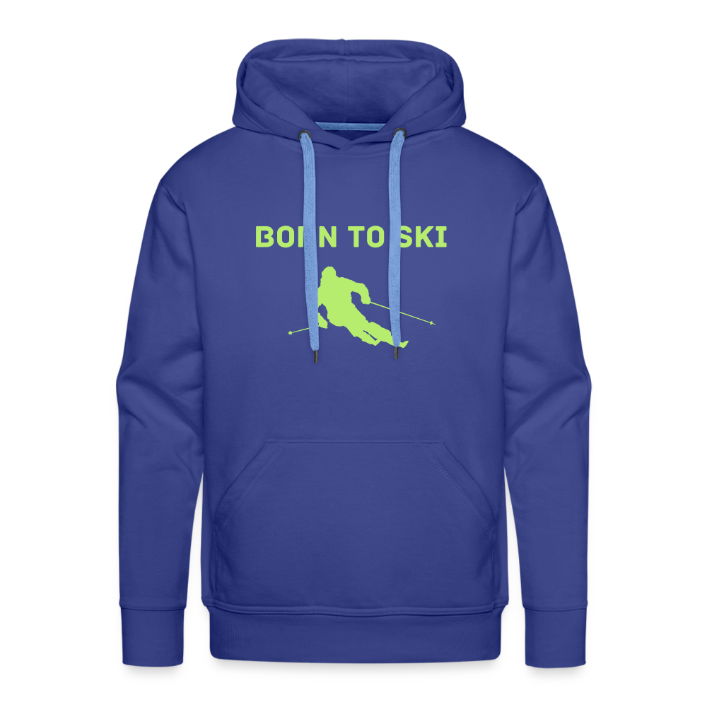 Born to Ski Hoodie - Königsblau