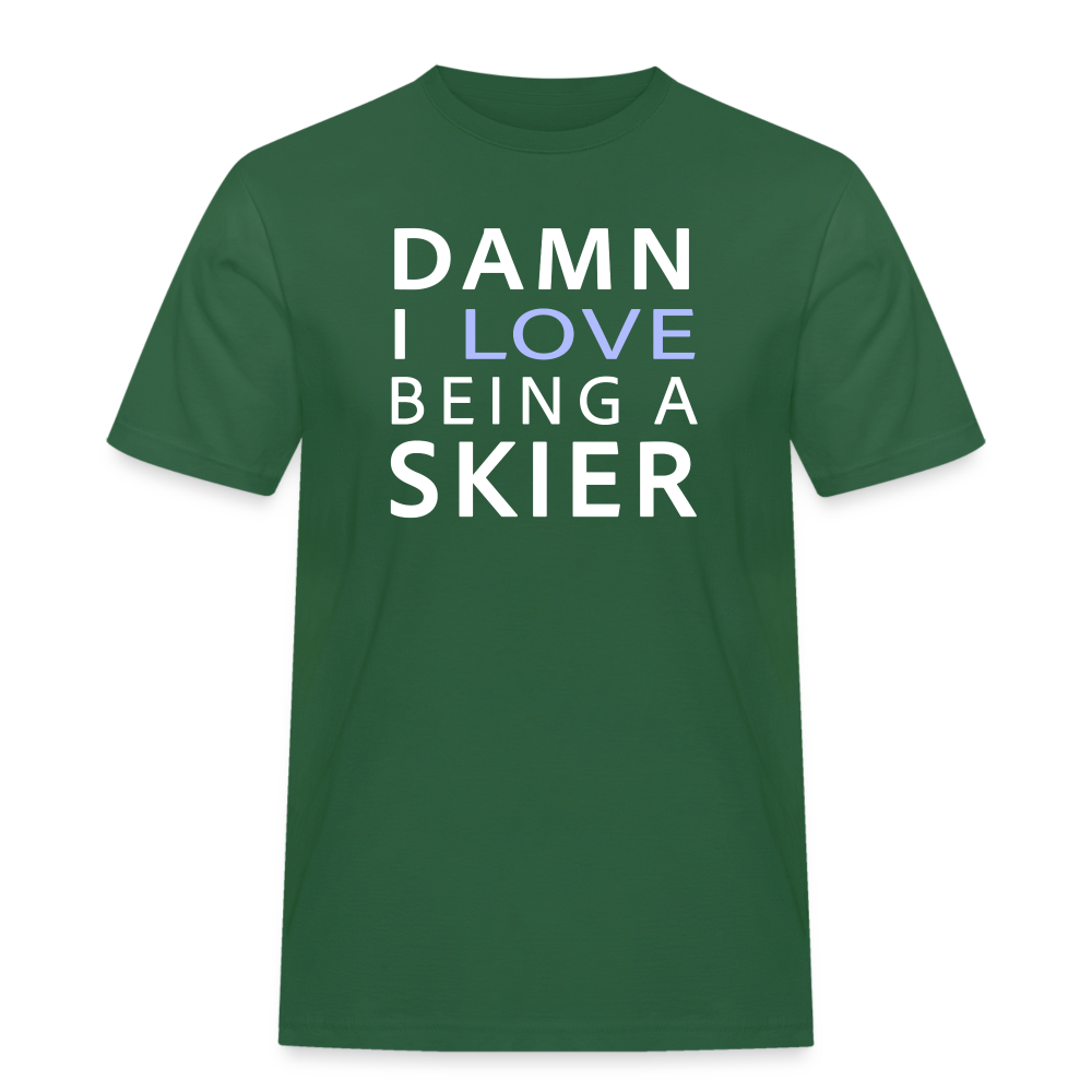 Skier T-Shirt - Flaschengrün