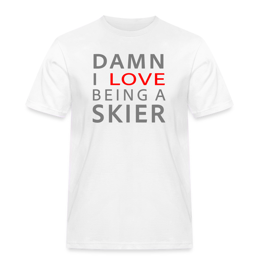 Skier white T-Shirt - Weiß