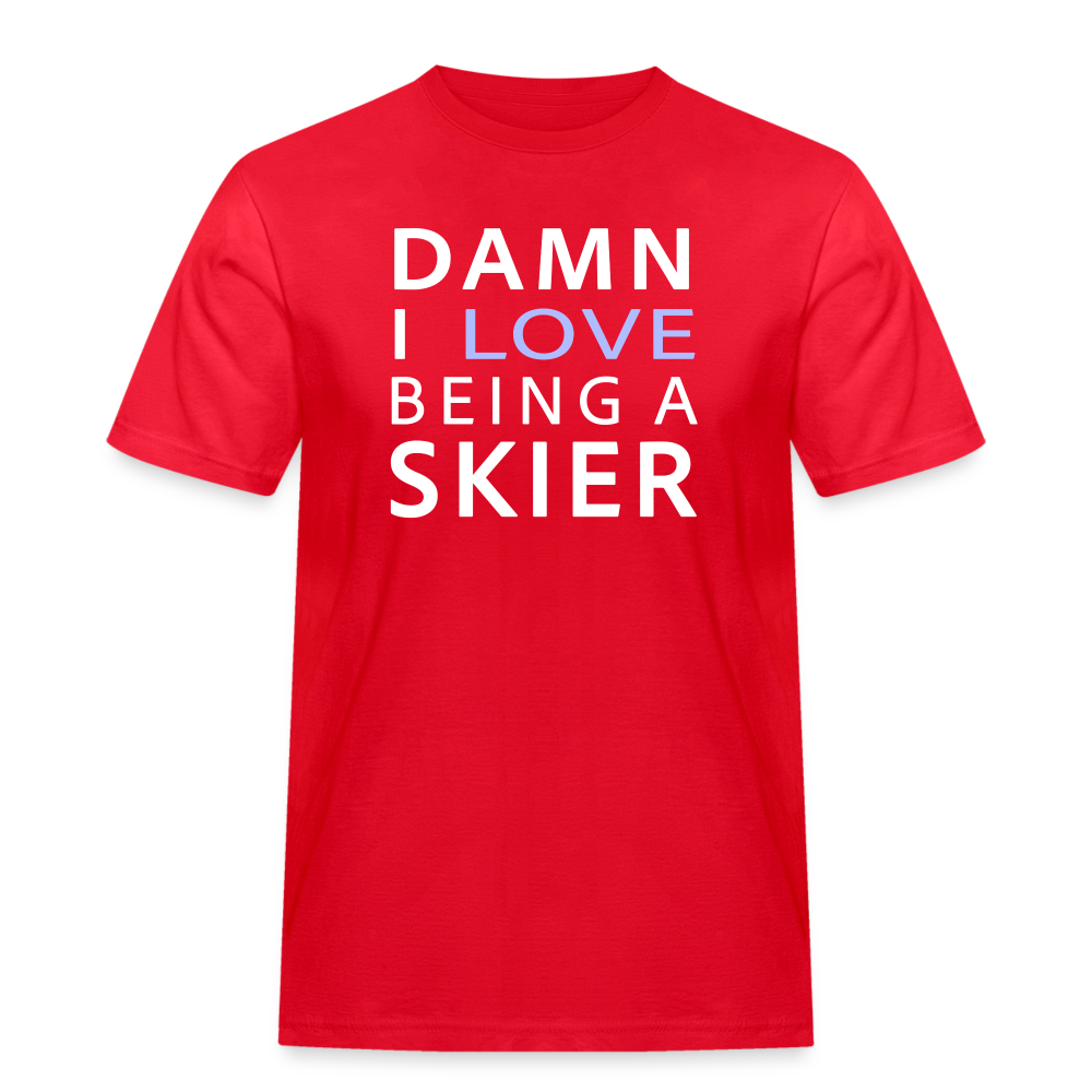 Skier T-Shirt - Rot