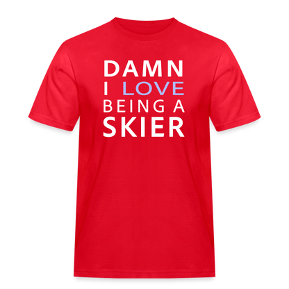 Skier T-Shirt - Rot
