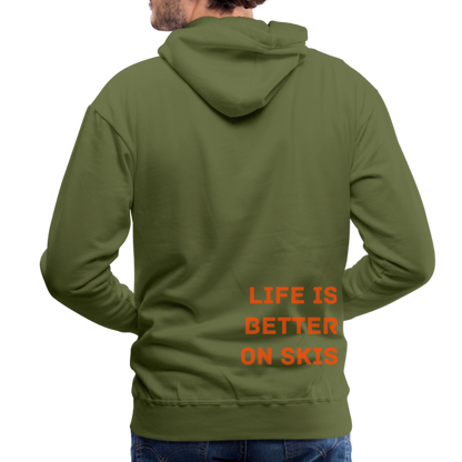 Life is better on skis 2 Hoodie