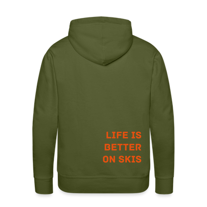 Life is better on skis 2 Hoodie