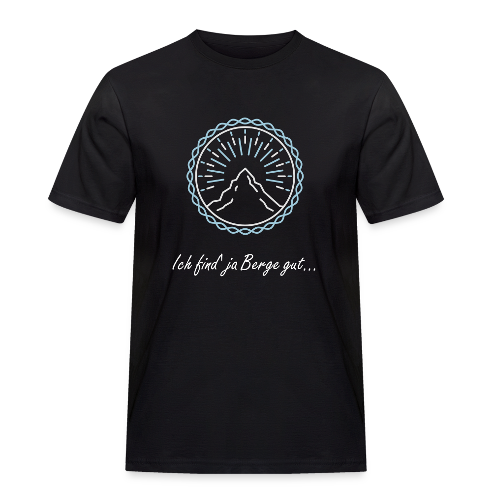 Ich find' ja Berge gut... T-Shirt - black