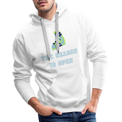 The season is open Hoodie - weiß