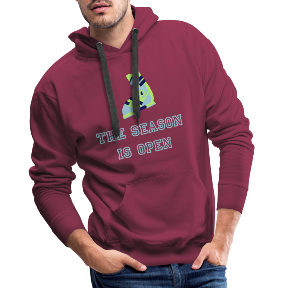 The season is open Hoodie - Bordeaux