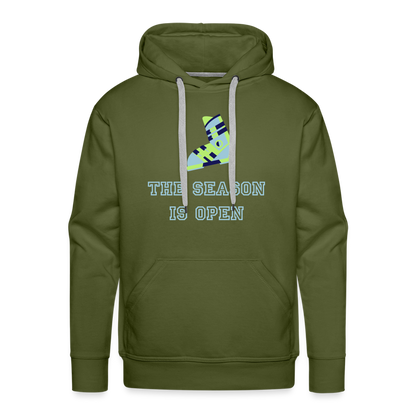 The season is open Hoodie - Olivgrün