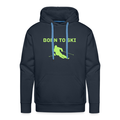 Born to Ski Hoodie - Navy