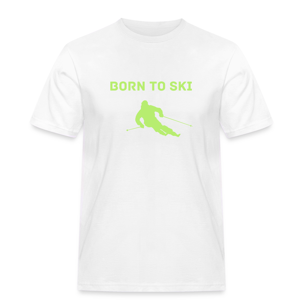 Born to Ski T-Shirt - weiß