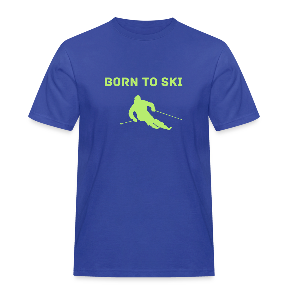 Born to Ski T-Shirt - Royalblau
