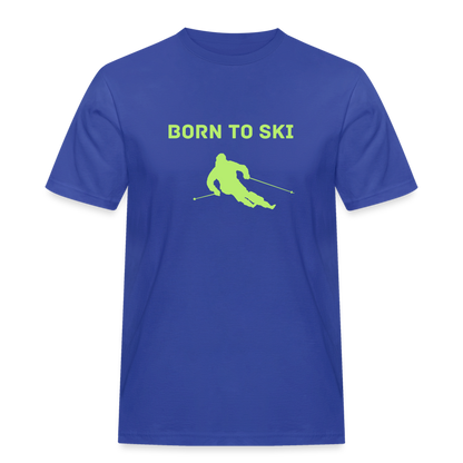 Born to Ski T-Shirt - Royalblau