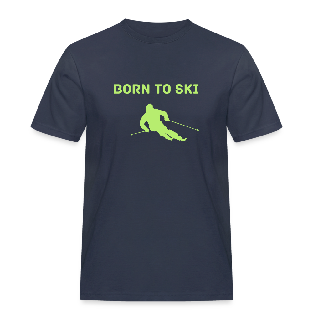 Born to Ski T-Shirt - Navy