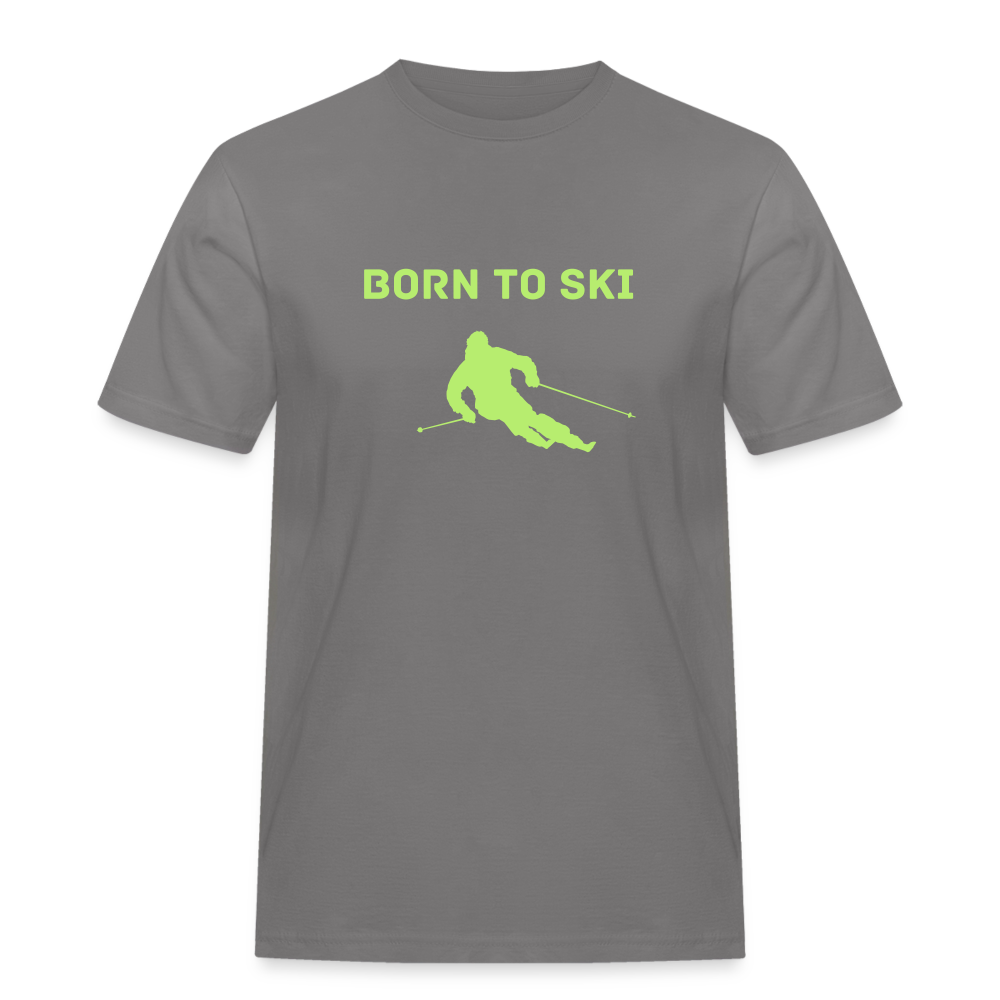 Born to Ski T-Shirt - Grau