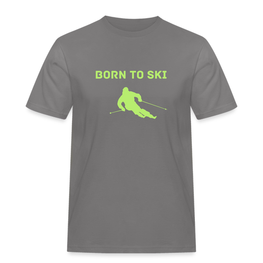 Born to Ski T-Shirt - Grau