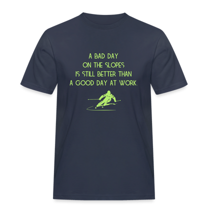 A bad day on the slopes T-Shirt - Navy