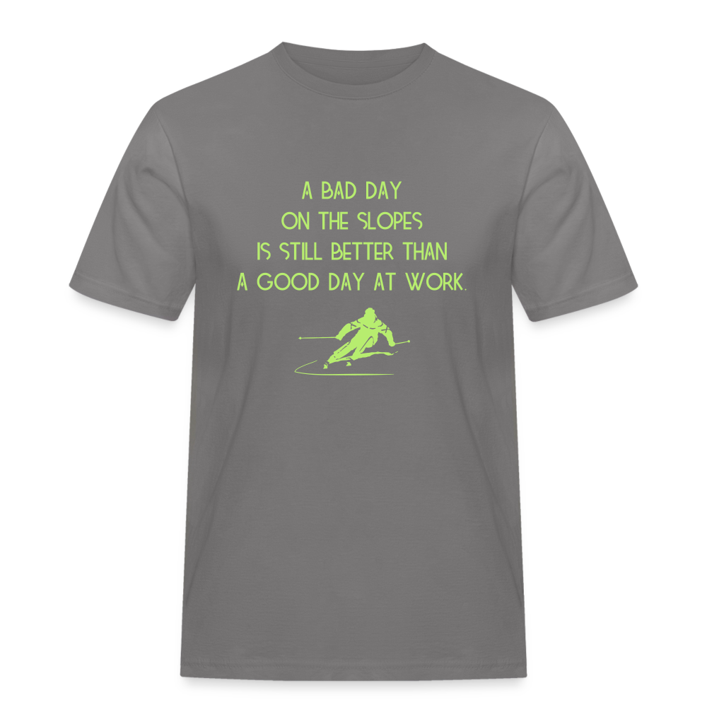 A bad day on the slopes T-Shirt - Grau