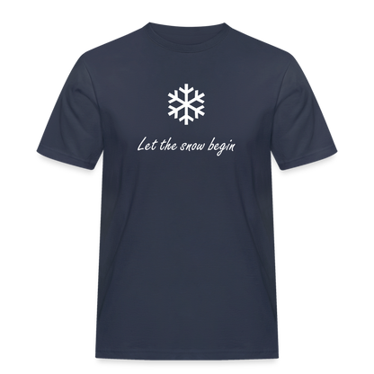 Let the snow begin T-Shirt - Navy