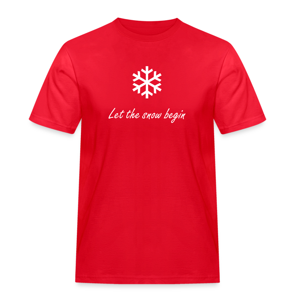 Let the snow begin T-Shirt - Rot