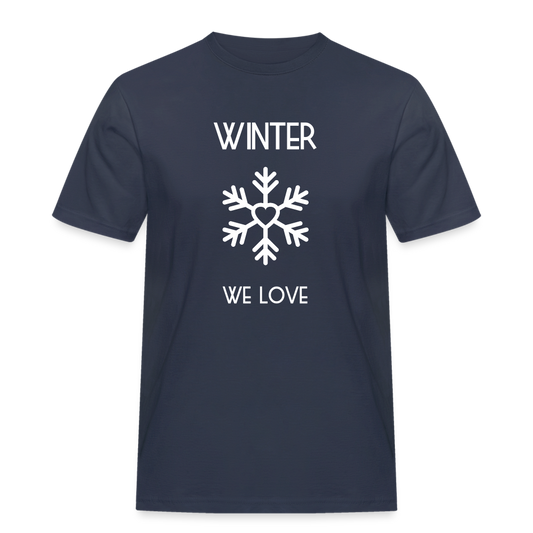 Winter we love T-Shirt - Navy