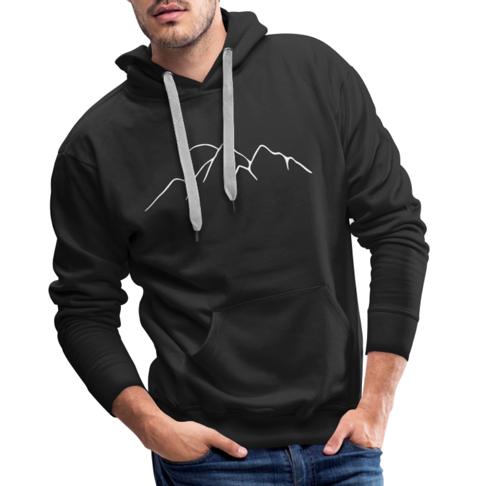 Happiest in the mountains Hoodie - Schwarz