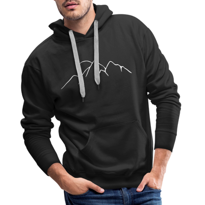 Happiest in the mountains Hoodie - Schwarz