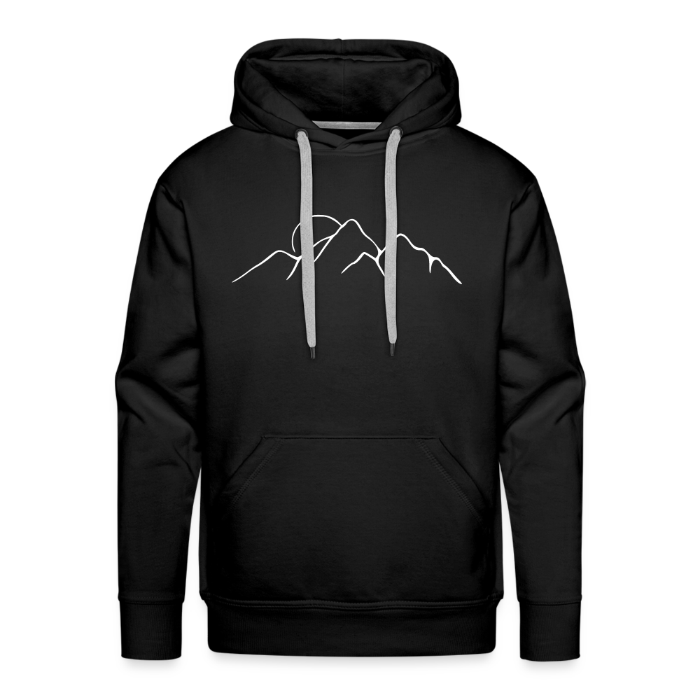 Happiest in the mountains Hoodie - Schwarz