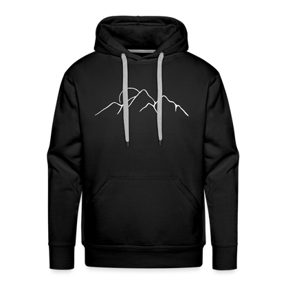 Happiest in the mountains Hoodie - Schwarz