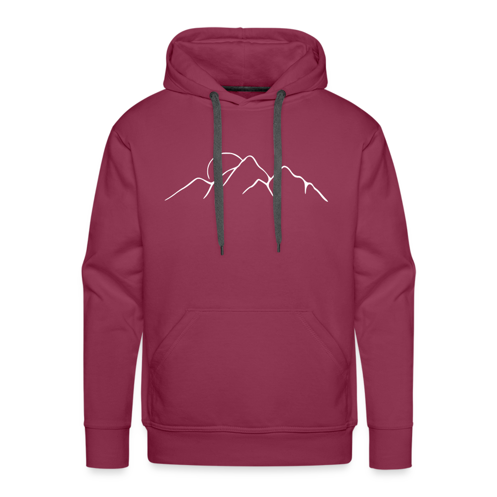 Happiest in the mountains Hoodie - Bordeaux