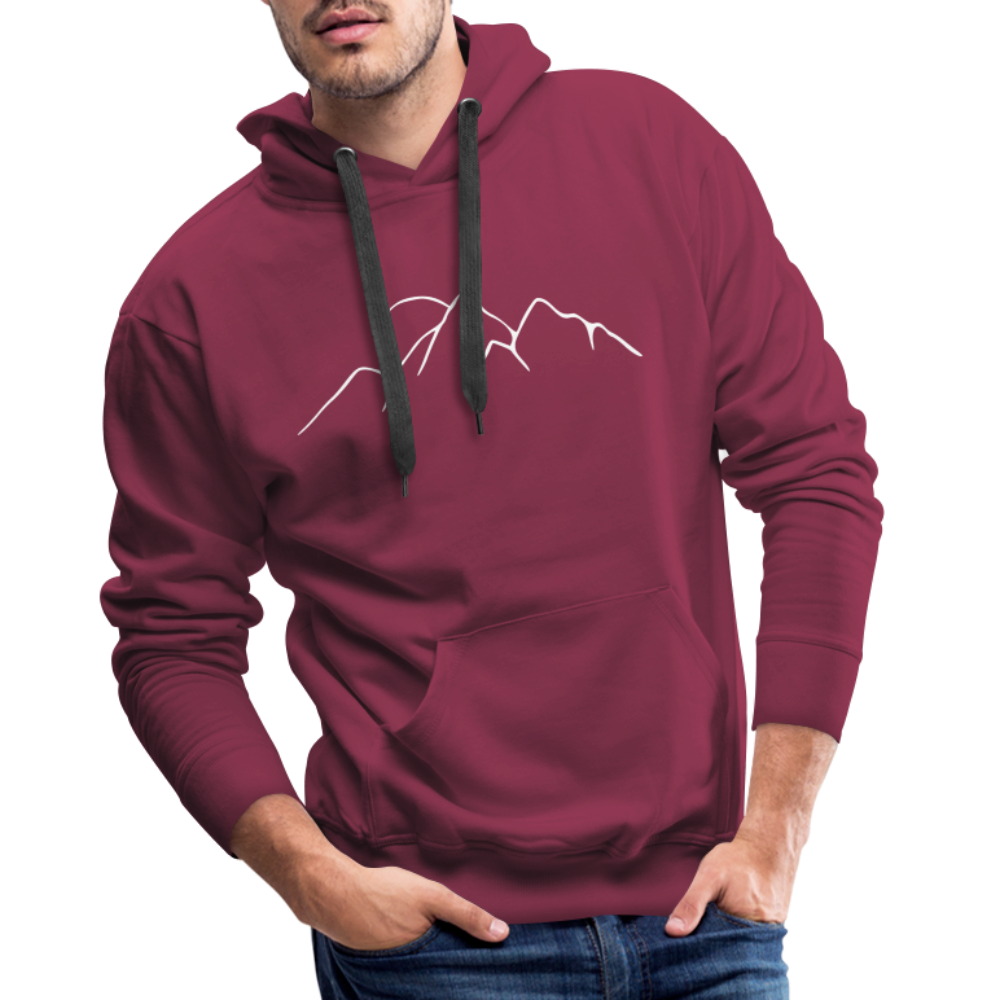 Happiest in the mountains Hoodie - Bordeaux