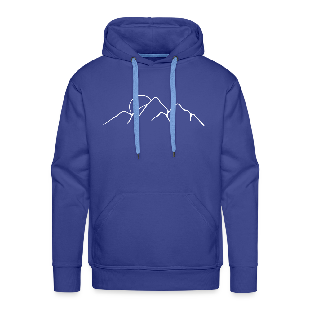 Happiest in the mountains Hoodie - Königsblau