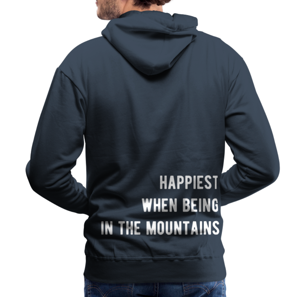 Happiest in the mountains Hoodie - Navy