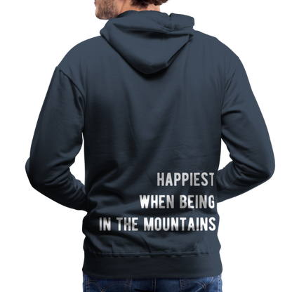 Happiest in the mountains Hoodie - Navy