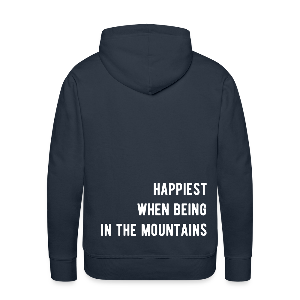 Happiest in the mountains Hoodie - Navy