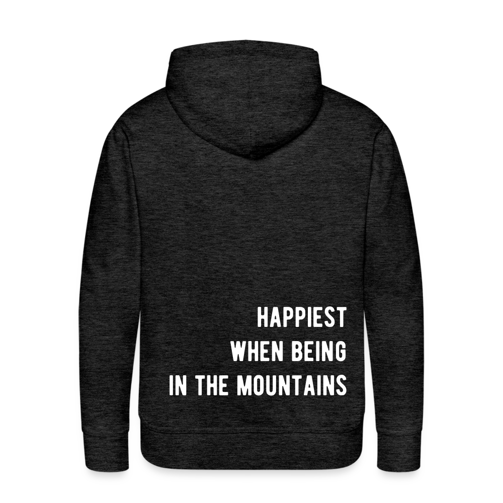 Happiest in the mountains Hoodie - Anthrazit