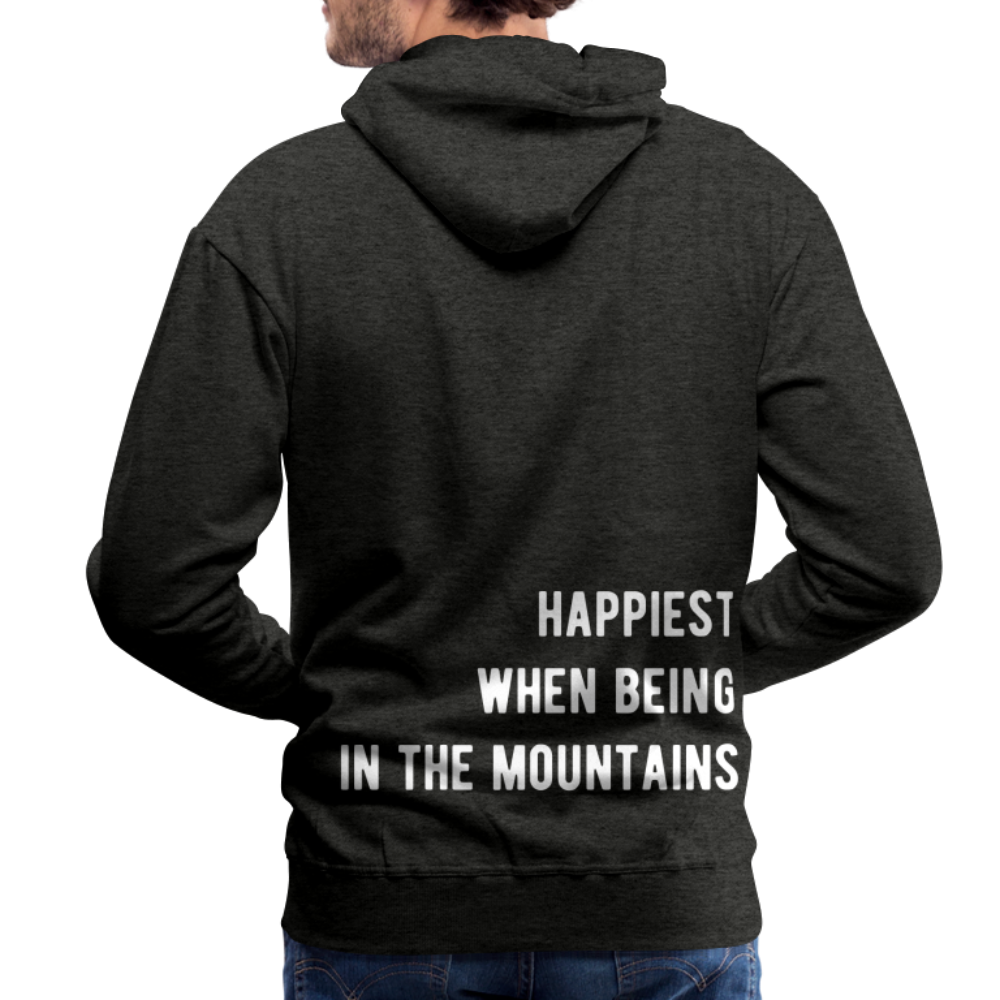 Happiest in the mountains Hoodie - Anthrazit