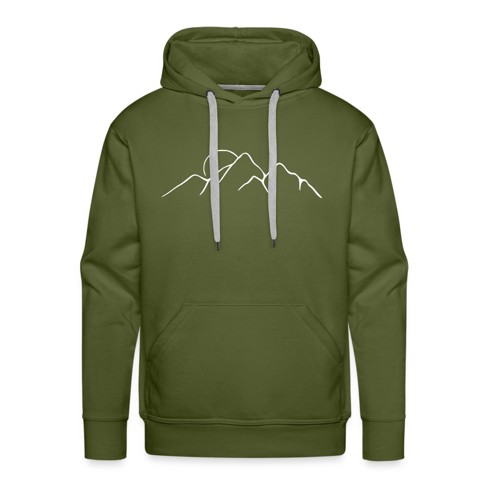 Happiest in the mountains Hoodie - Olivgrün