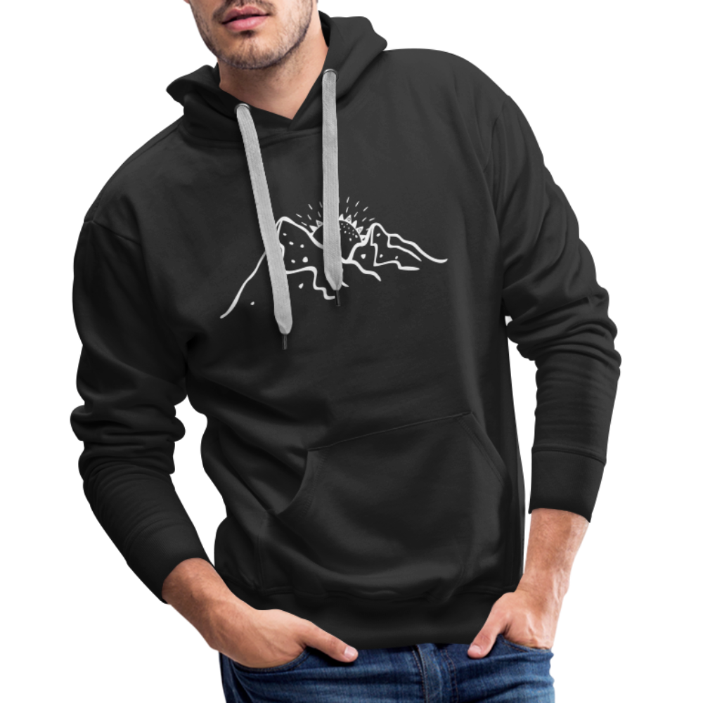 Life is better in the mountains Hoodie - Schwarz