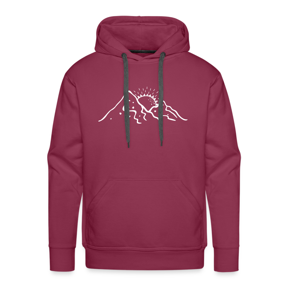 Life is better in the mountains Hoodie - Bordeaux