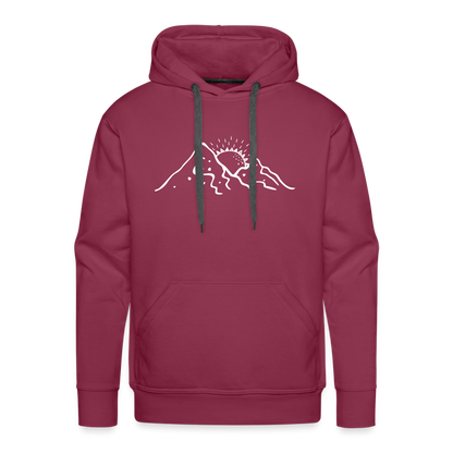 Life is better in the mountains Hoodie - Bordeaux