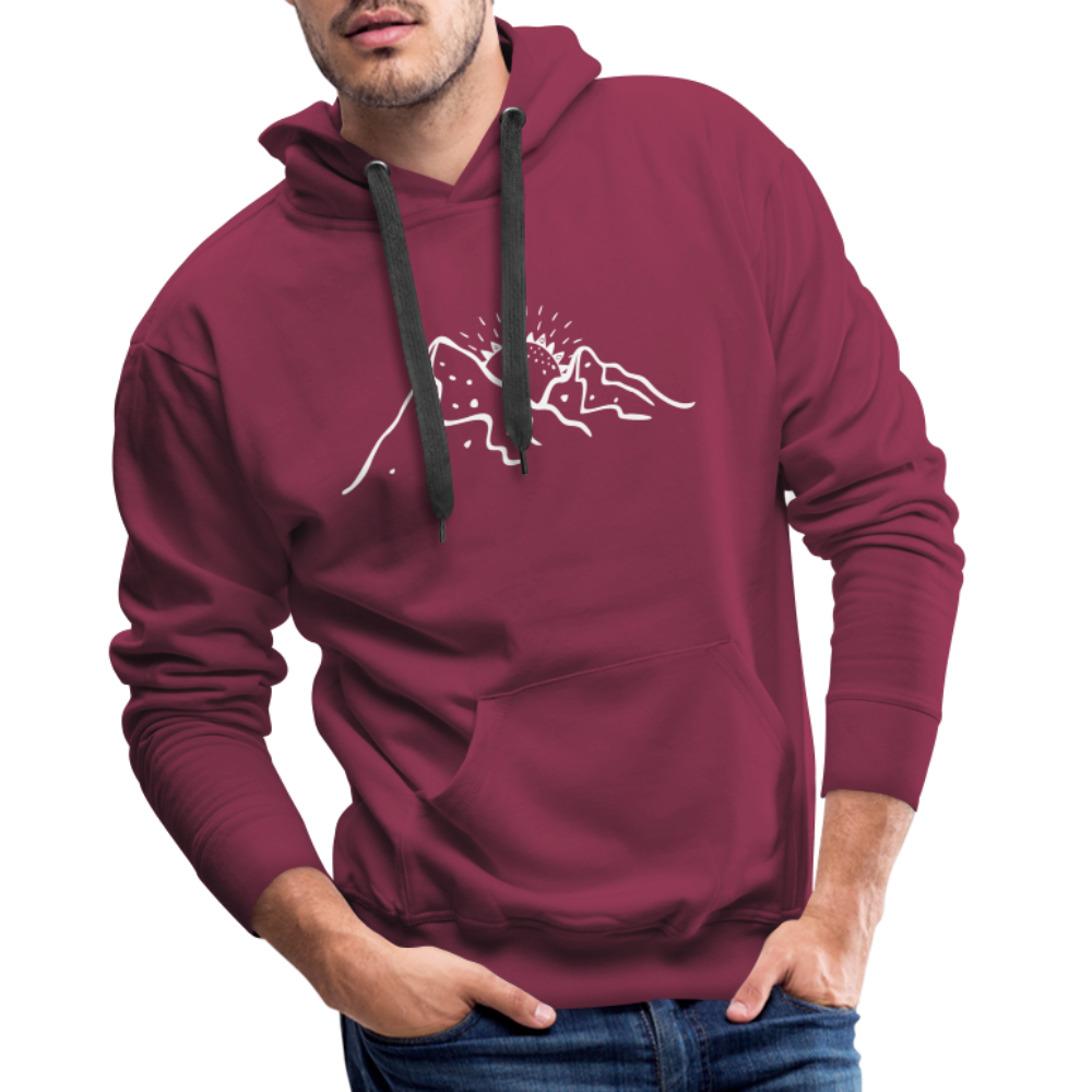 Life is better in the mountains Hoodie - Bordeaux