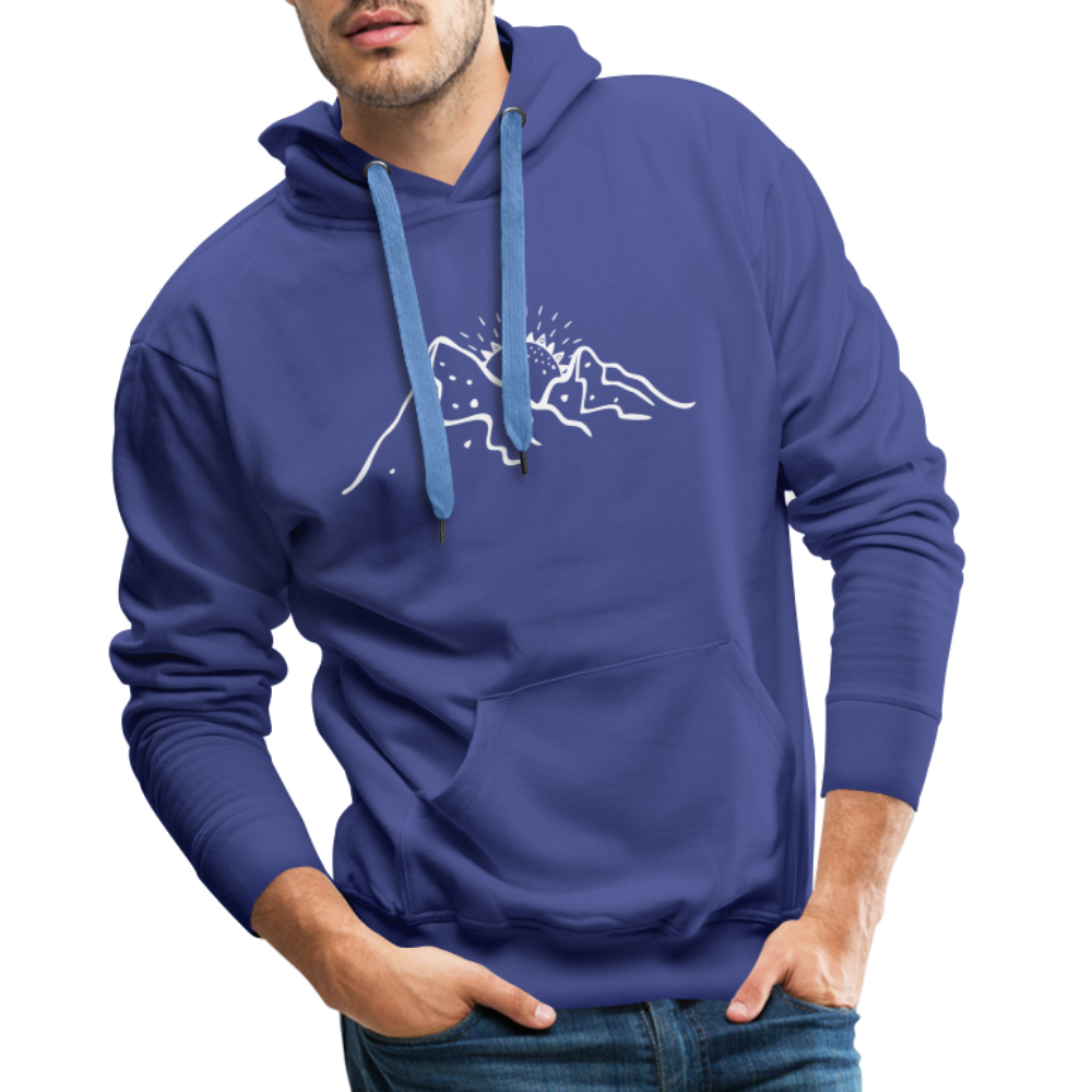 Life is better in the mountains Hoodie - Königsblau