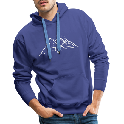 Life is better in the mountains Hoodie - Königsblau