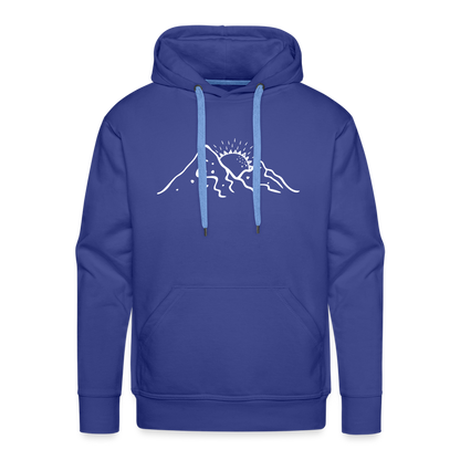 Life is better in the mountains Hoodie - Königsblau