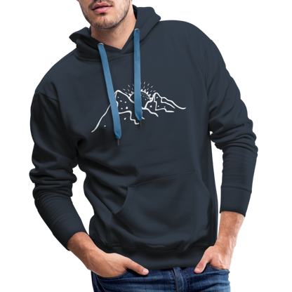 Life is better in the mountains Hoodie - Navy