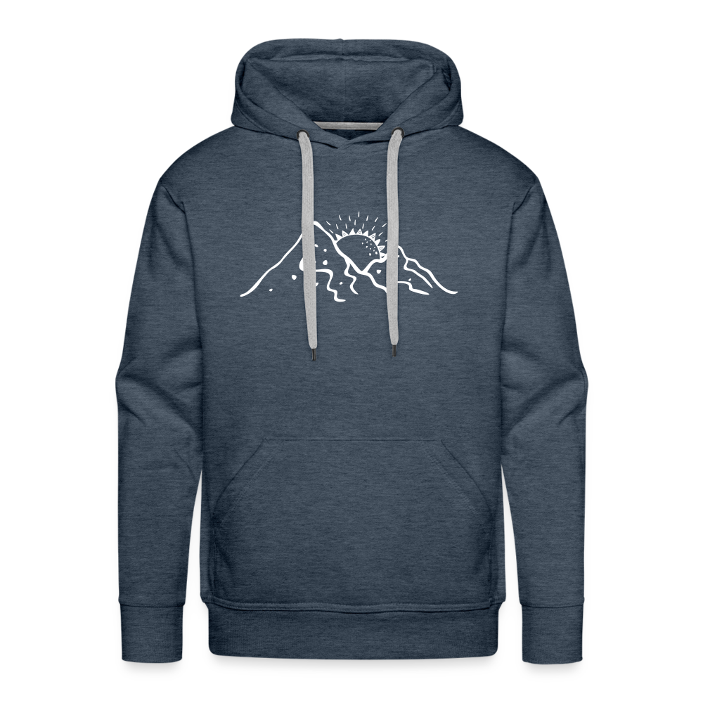 Life is better in the mountains Hoodie - Jeansblau