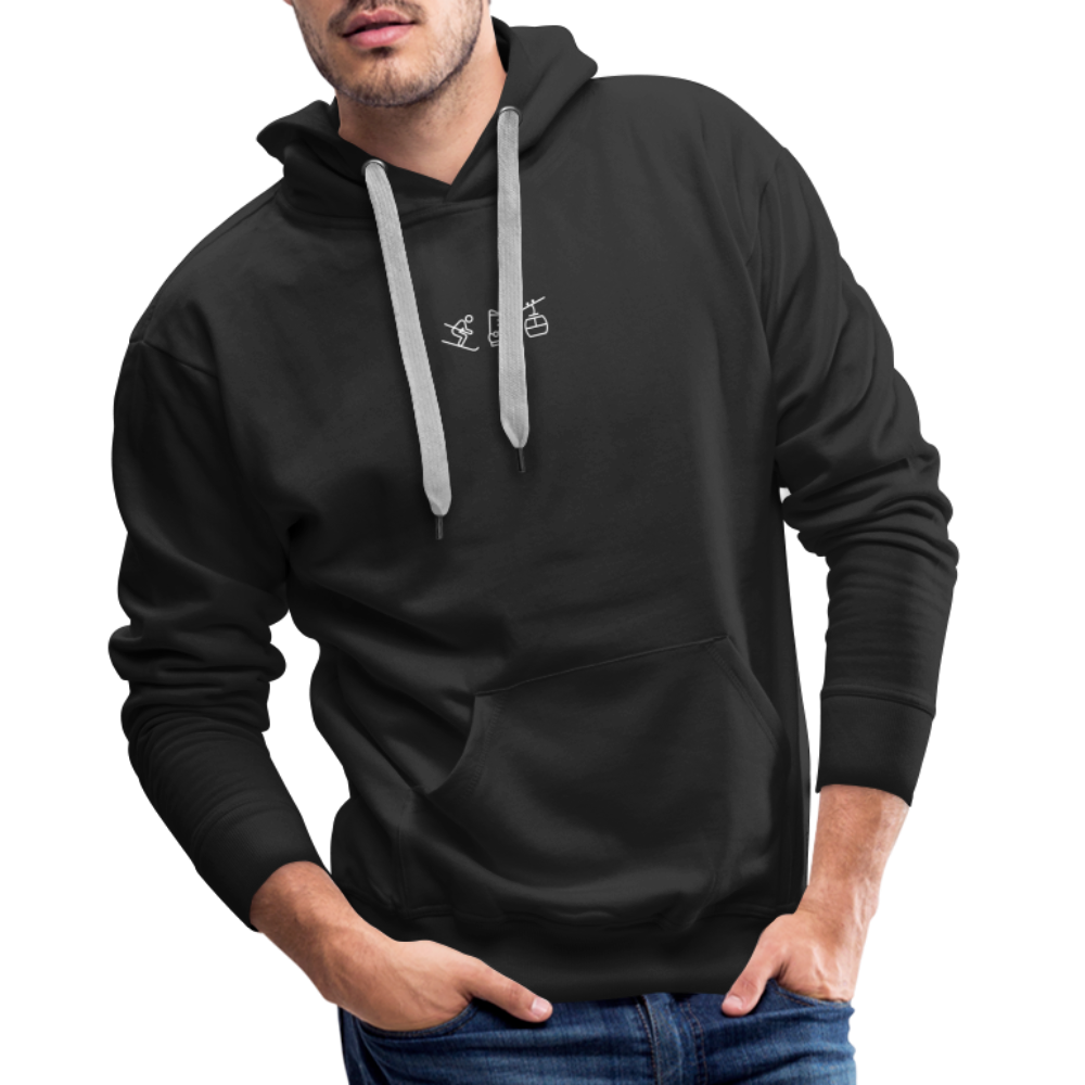 Nothing beats skiing 2 Hoodie - Schwarz