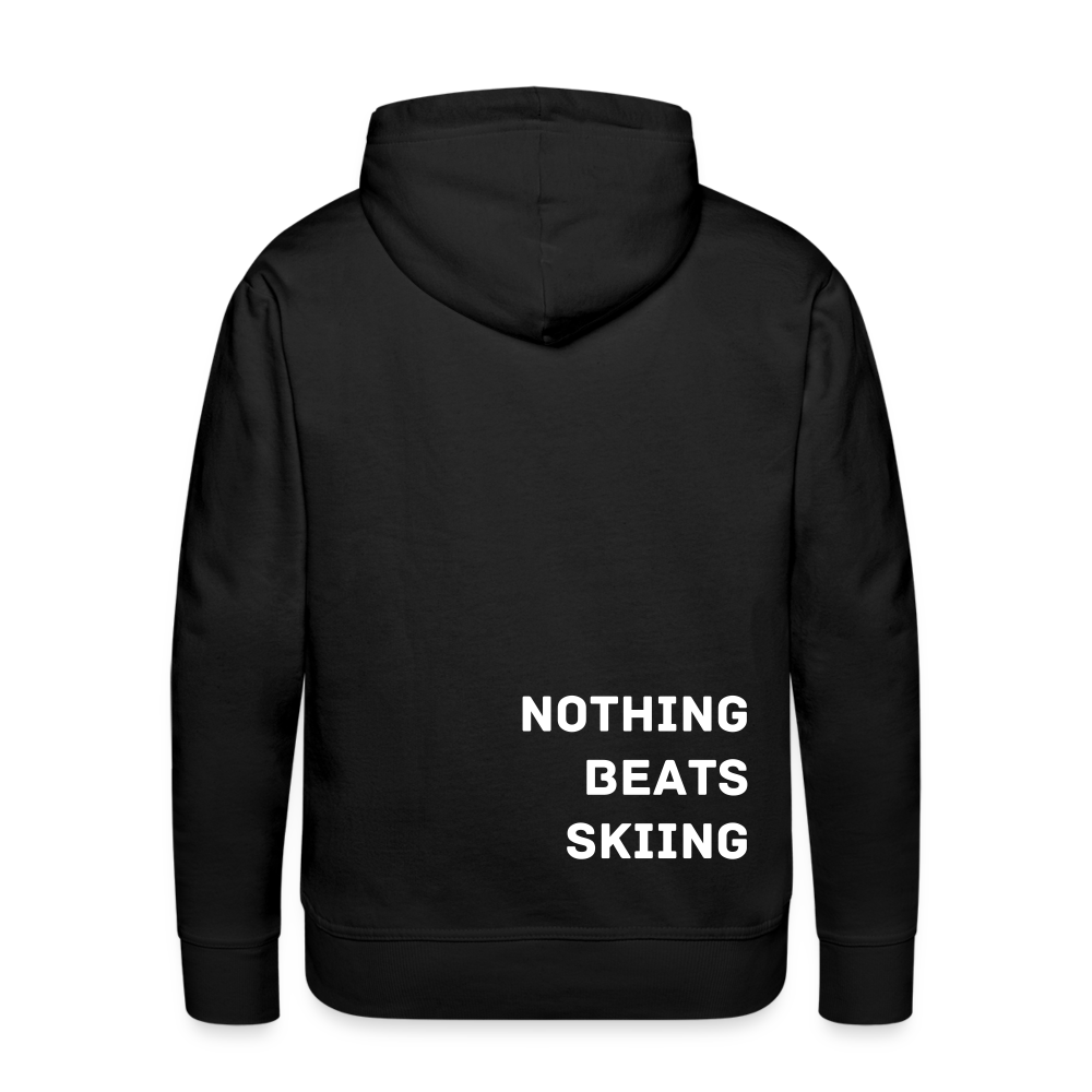 Nothing beats skiing 2 Hoodie - Schwarz