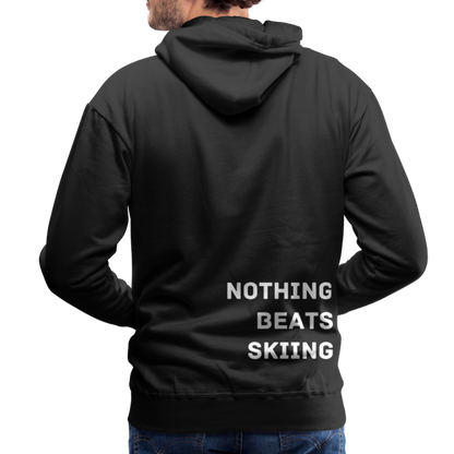 Nothing beats skiing 2 Hoodie - Schwarz