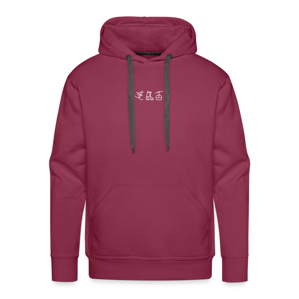 Nothing beats skiing 2 Hoodie - Bordeaux