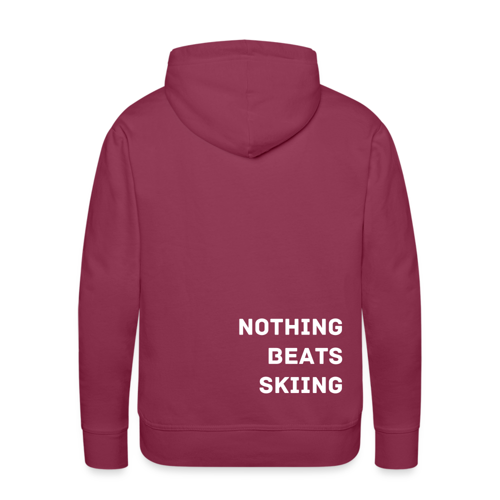 Nothing beats skiing 2 Hoodie - Bordeaux